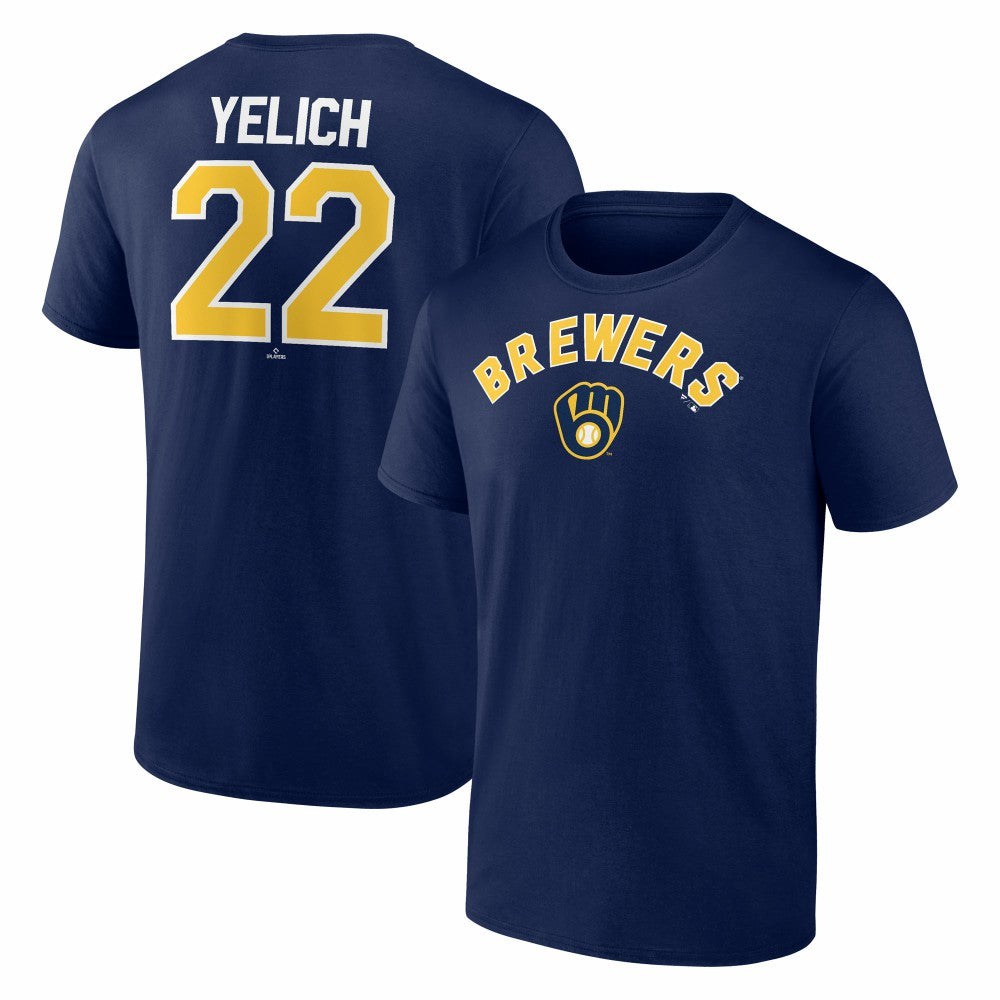 Christian Yelich Milwaukee Brewers Winning Streak Name & Number T-Shirt | MLB Near me