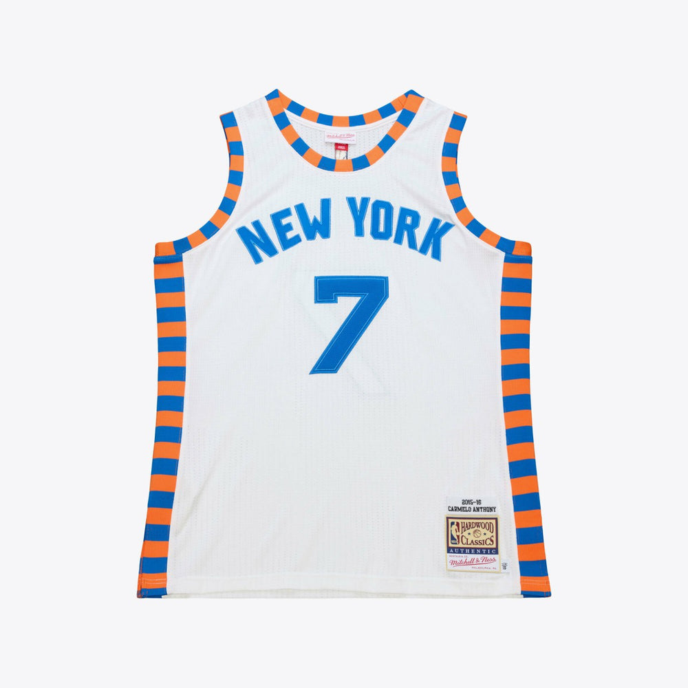 Carmelo Anthony New York Knicks 2015-16 Hardwood Classics Authentic Jersey Discount