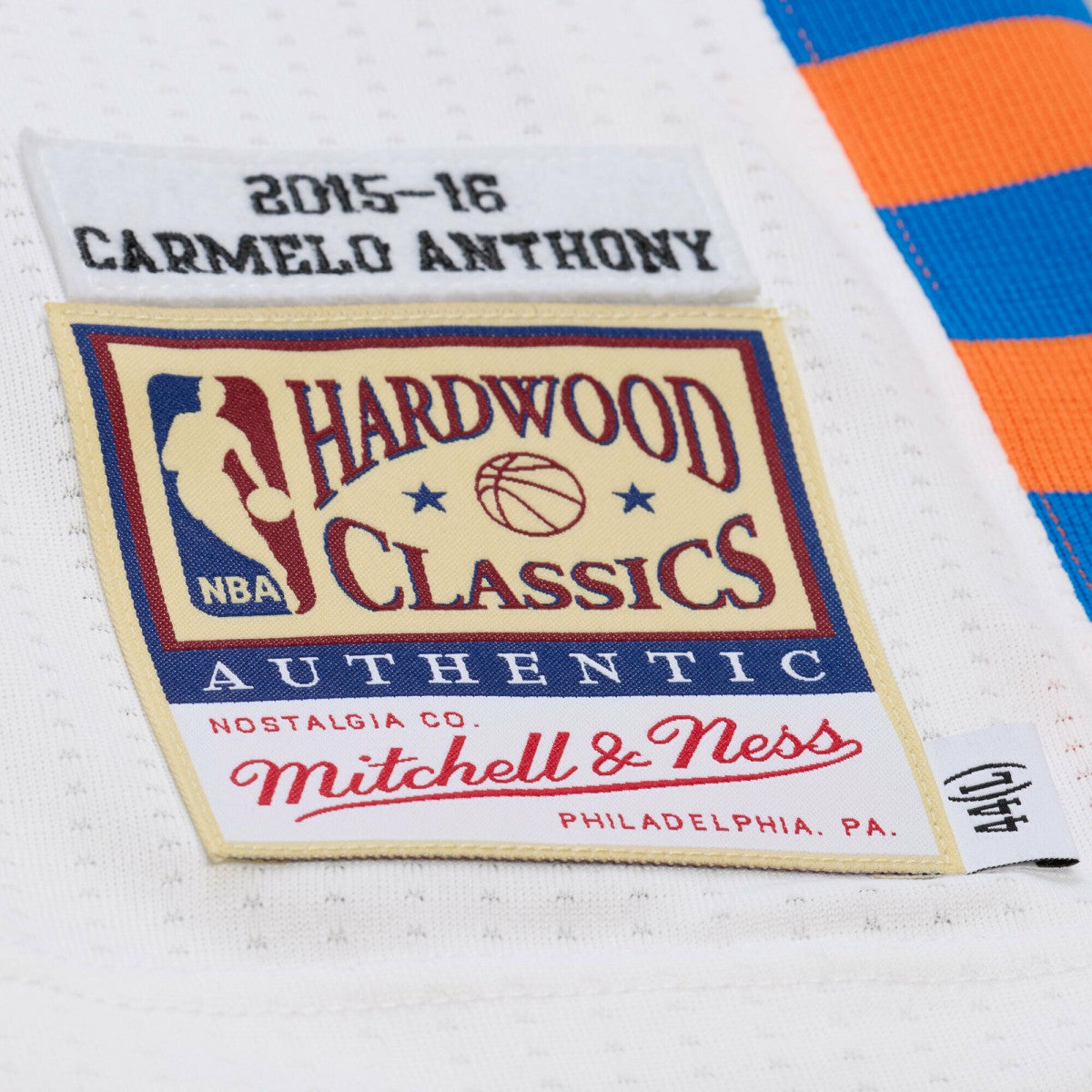 Carmelo Anthony New York Knicks 2015-16 Hardwood Classics Authentic Jersey Discount