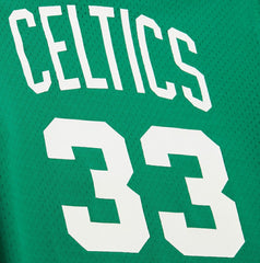 Larry Bird Boston Celtics Mesh Name & Number Short Sleeve Hoodie Online