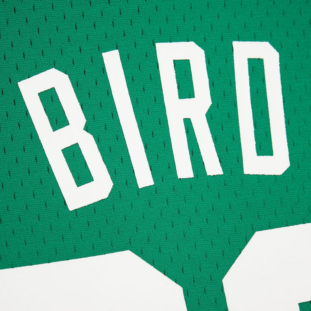 Larry Bird Boston Celtics Mesh Name & Number Short Sleeve Hoodie Online
