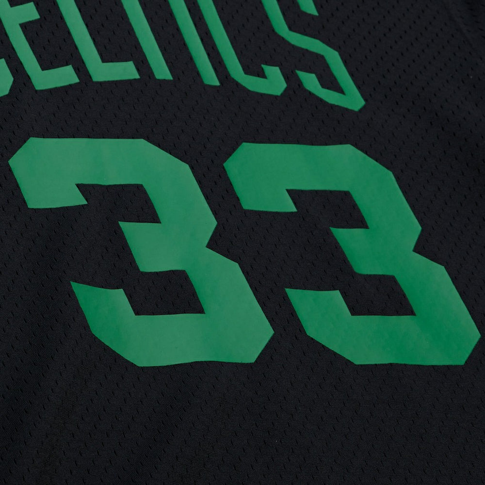 Larry Bird Boston Celtics Mesh Name & Number Short Sleeve Hoodie Online