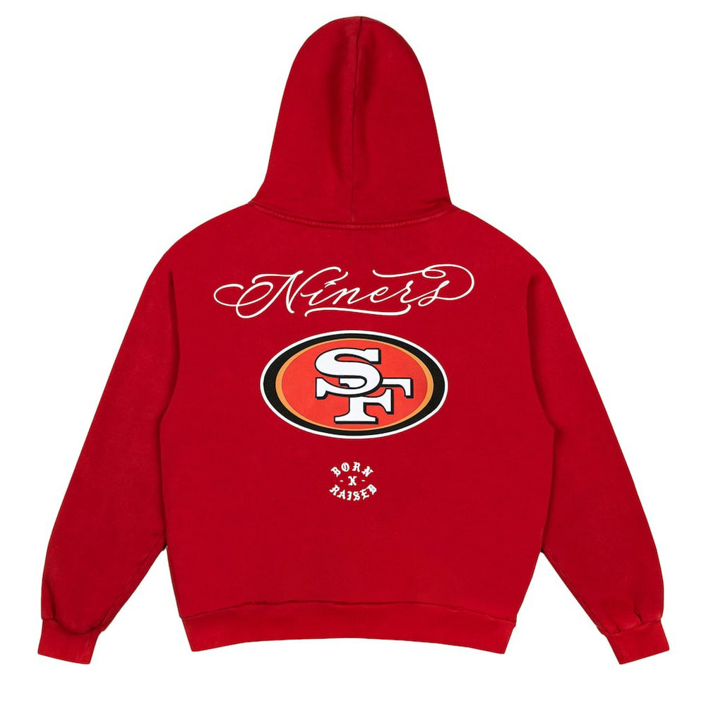 San Francisco 49ers  Born x Raised Unisex Fine Line Hoodie