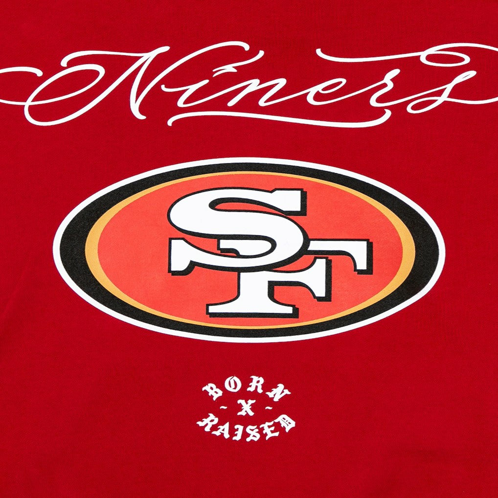 San Francisco 49ers  Born x Raised Unisex Fine Line Hoodie