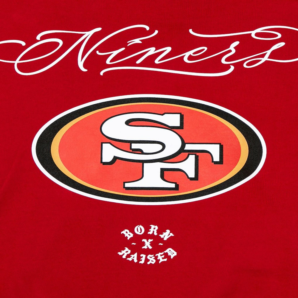 San Francisco 49ers  Born x Raised Unisex Fine Line Hoodie
