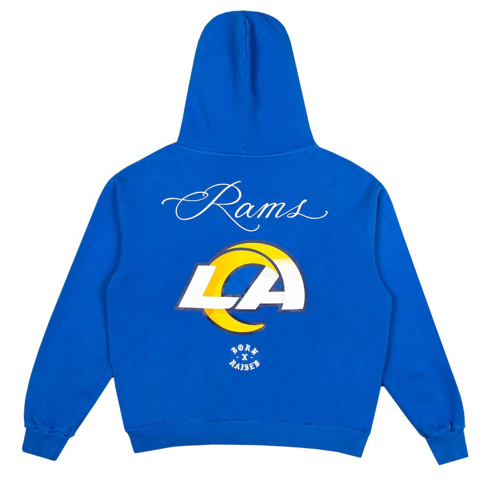 Los Angeles Rams  Born x Raised Unisex Fine Line Hoodie