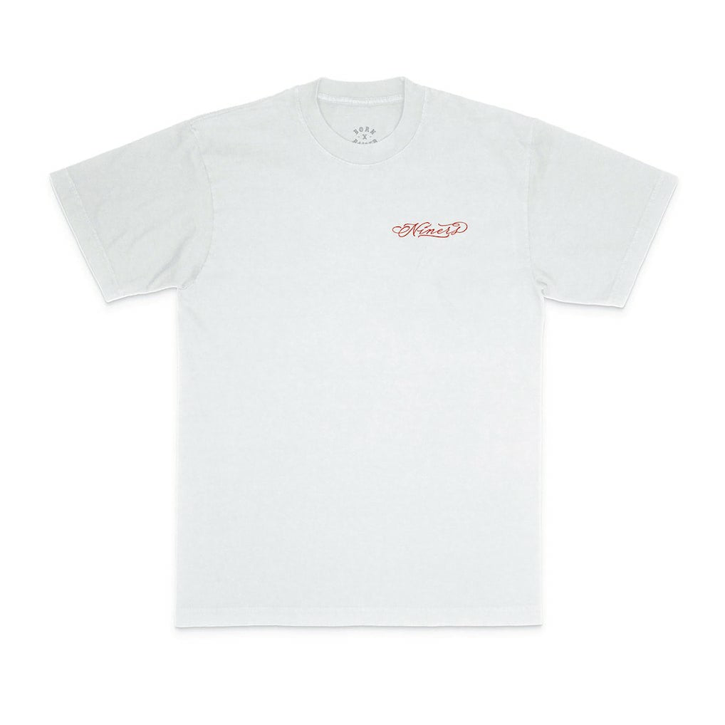 San Francisco 49ers  Born x Raised Unisex Fine Line T-Shirt