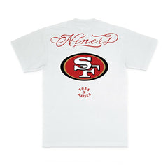 San Francisco 49ers  Born x Raised Unisex Fine Line T-Shirt