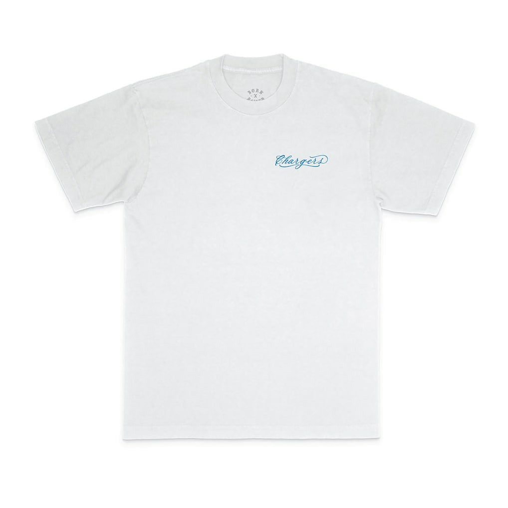 Los Angeles Chargers  Born x Raised Unisex Fine Line T-Shirt
