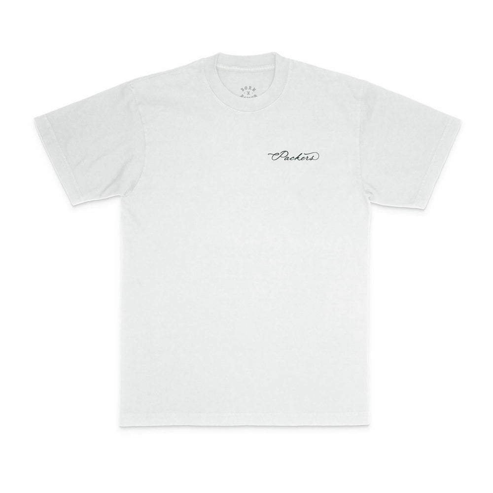 Green Bay Packers  Born x Raised Unisex Fine Line T-Shirt