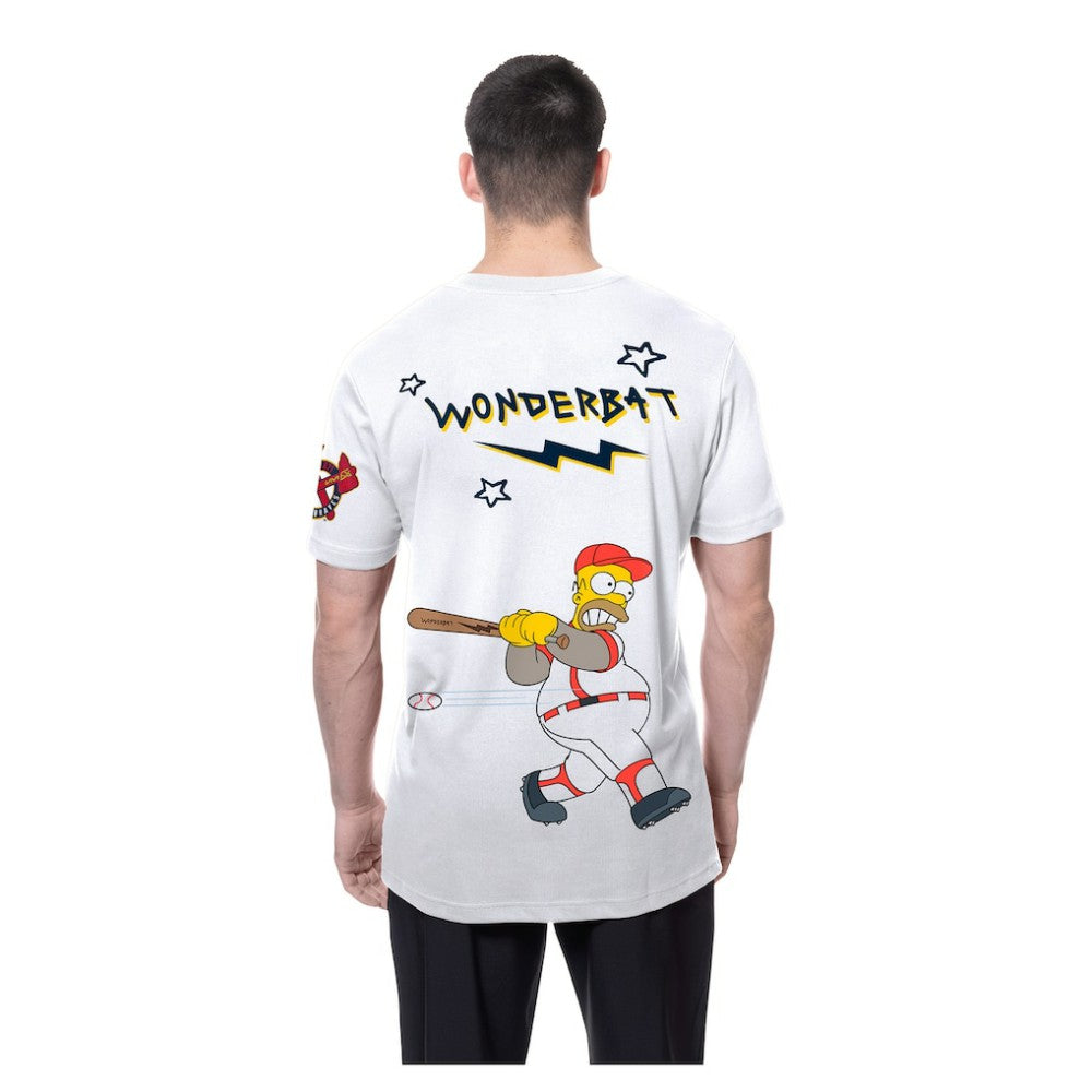 Atlanta Braves New Era MLB x Simpsons Homer Wonderbat T-Shirt | MLB Discount