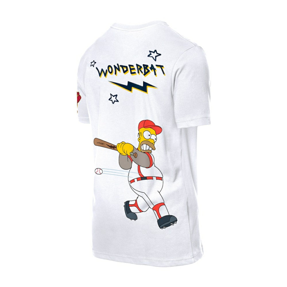 Atlanta Braves New Era MLB x Simpsons Homer Wonderbat T-Shirt | MLB Discount