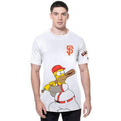 San Francisco Giants New Era MLB x Simpsons Homer Wunderbat SS Tee | MLB For sale