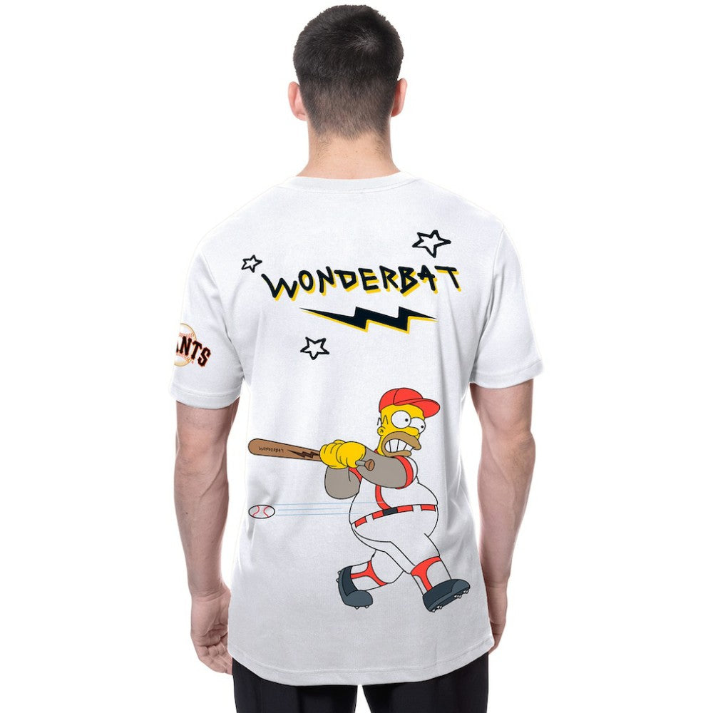 San Francisco Giants New Era MLB x Simpsons Homer Wunderbat SS Tee | MLB For sale