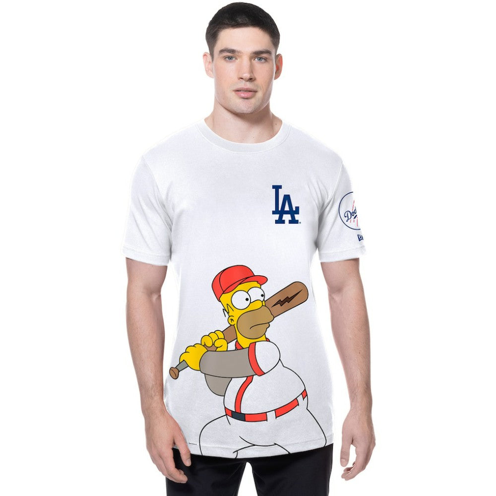 Los Angeles Dodgers New Era MLB x Simpsons Homer Wonderbat T-Shirt | MLB New