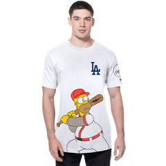 Los Angeles Dodgers New Era MLB x Simpsons Homer Wonderbat T-Shirt | MLB New