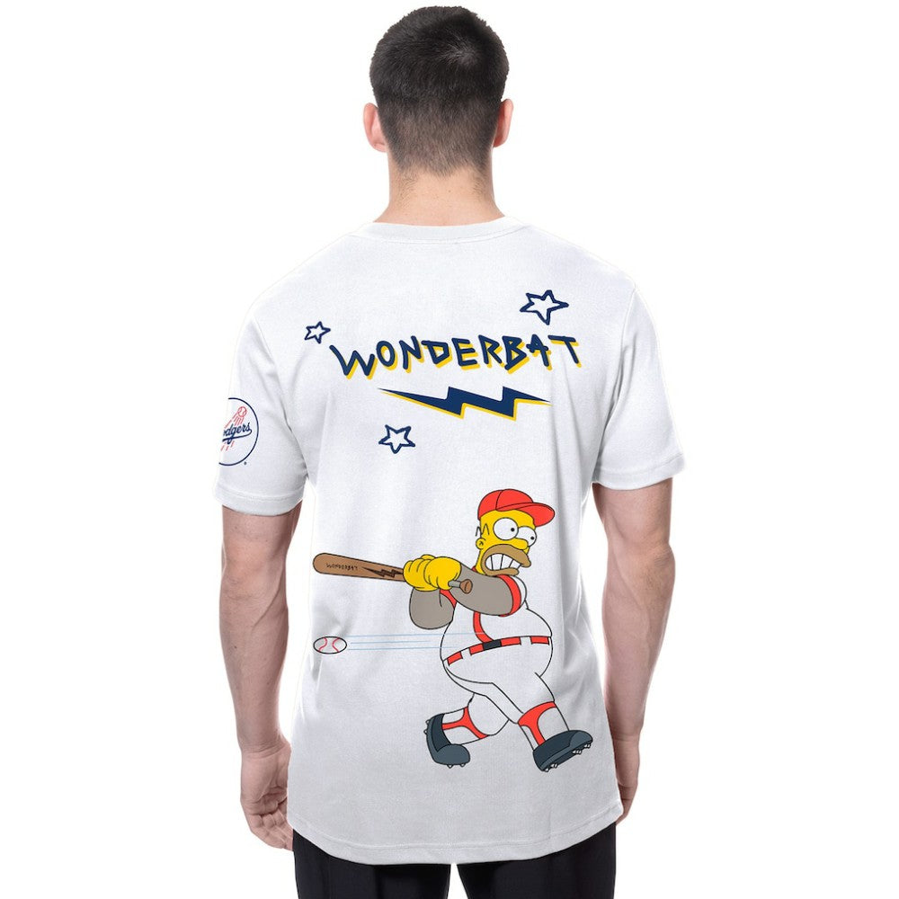 Los Angeles Dodgers New Era MLB x Simpsons Homer Wonderbat T-Shirt | MLB New