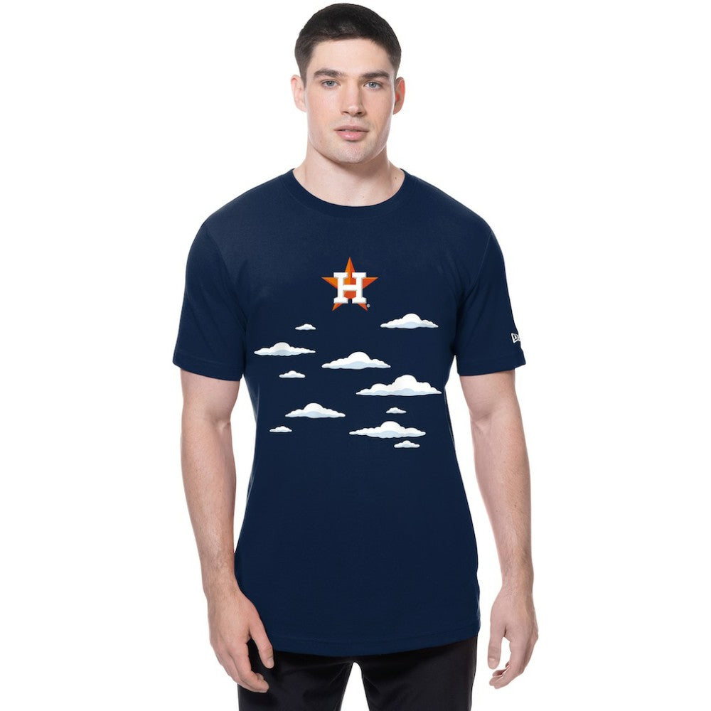 Houston Astros New Era MLB x Simpsons 2026 Collab Clouds T-Shirt | MLB Outlet