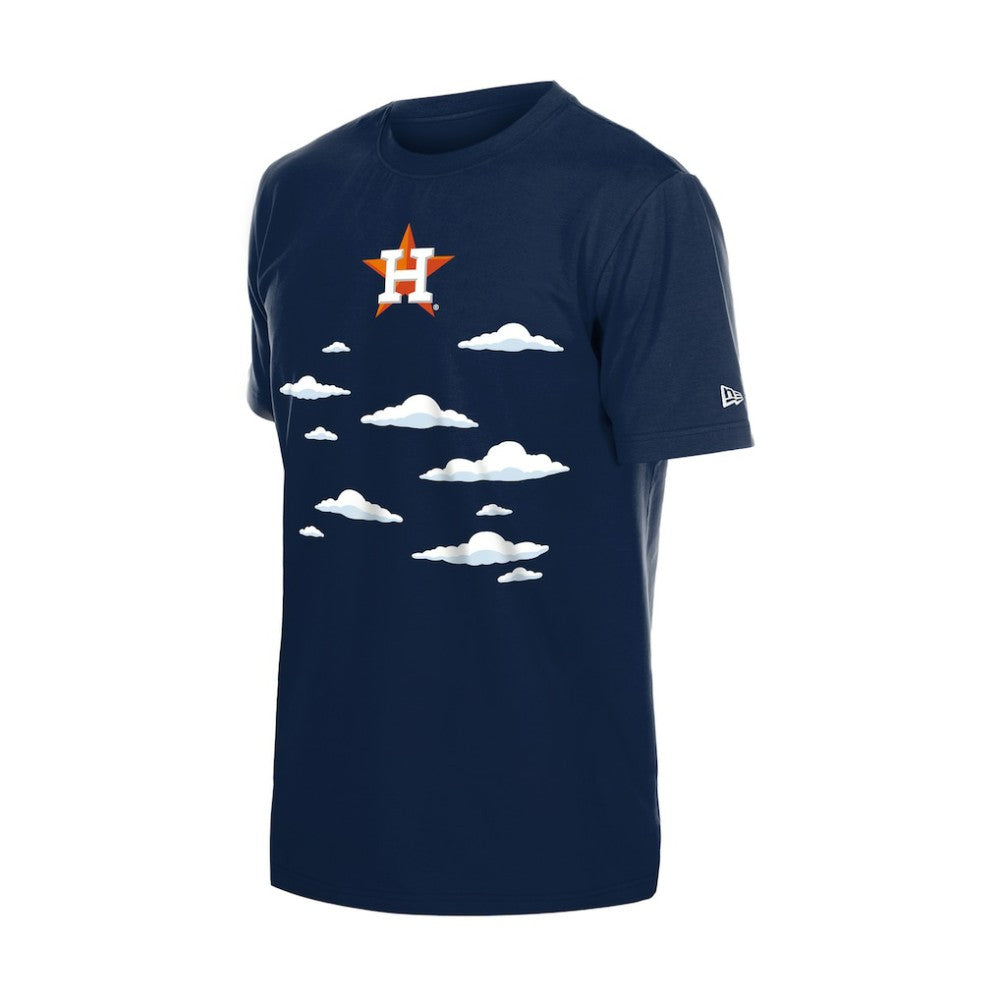 Houston Astros New Era MLB x Simpsons 2026 Collab Clouds T-Shirt | MLB Outlet