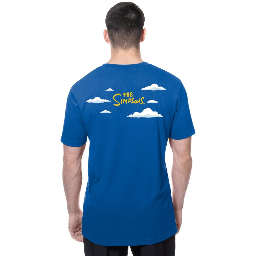 Chicago Cubs New Era MLB x Simpsons 2026 Collab Clouds T-Shirt | MLB On Sale