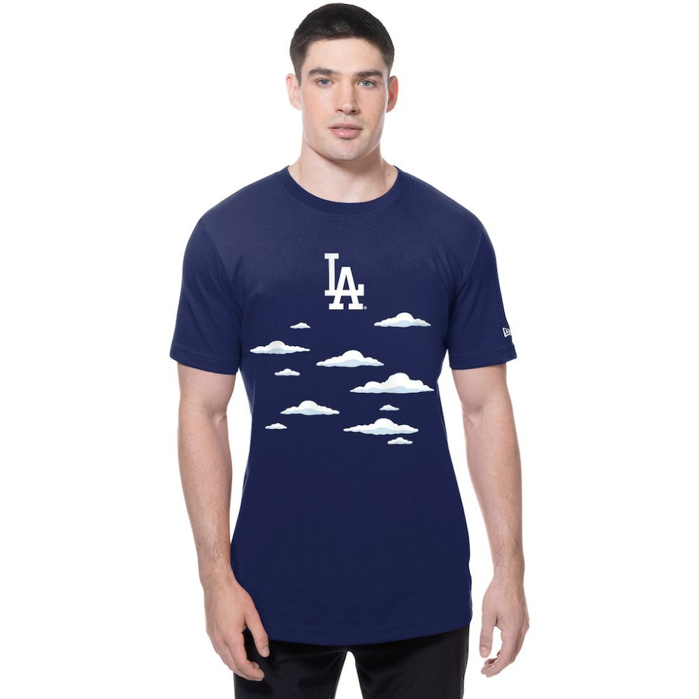 Los Angeles Dodgers New Era MLB x Simpsons 2026 Collab Clouds T-Shirt | MLB Discount