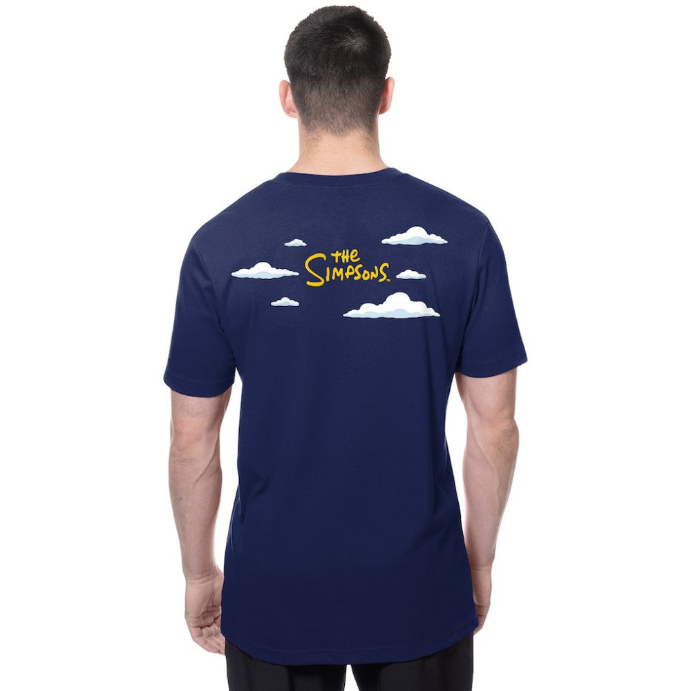 Los Angeles Dodgers New Era MLB x Simpsons 2026 Collab Clouds T-Shirt | MLB Discount