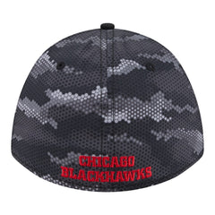 Chicago Blackhawks New Era Zero Dark 39THIRTY Flex Hat Online