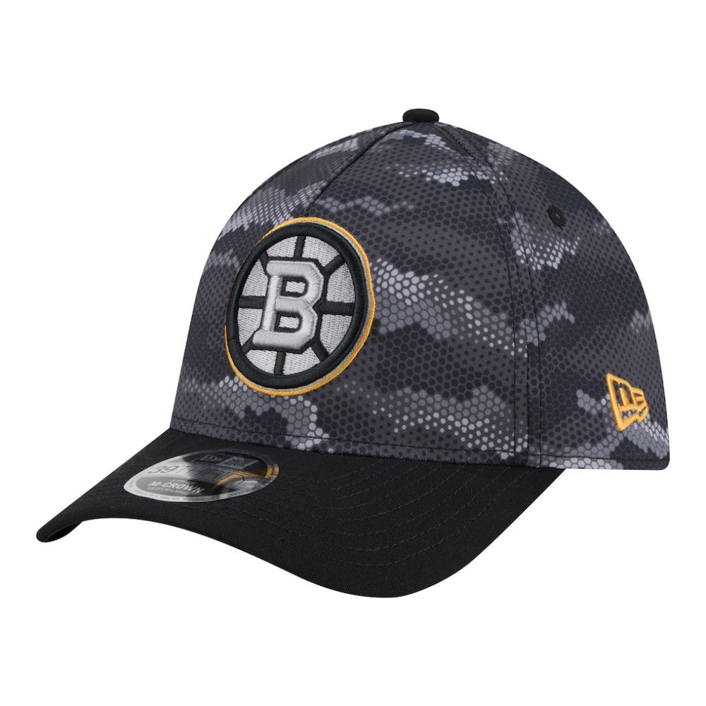 Boston Bruins New Era Zero Dark 39THIRTY Flex Hat For Sale