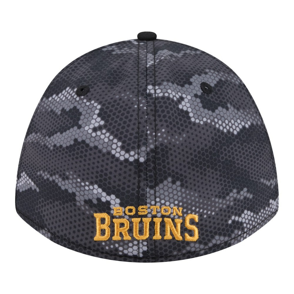 Boston Bruins New Era Zero Dark 39THIRTY Flex Hat For Sale