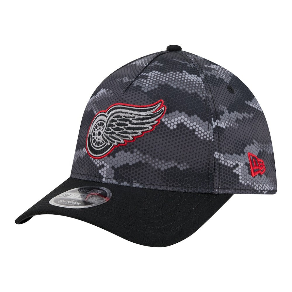 Detroit Red Wings New Era Zero Dark 39THIRTY Flex Hat Sale