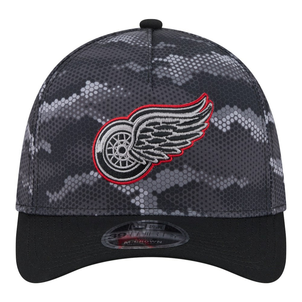 Detroit Red Wings New Era Zero Dark 39THIRTY Flex Hat Sale