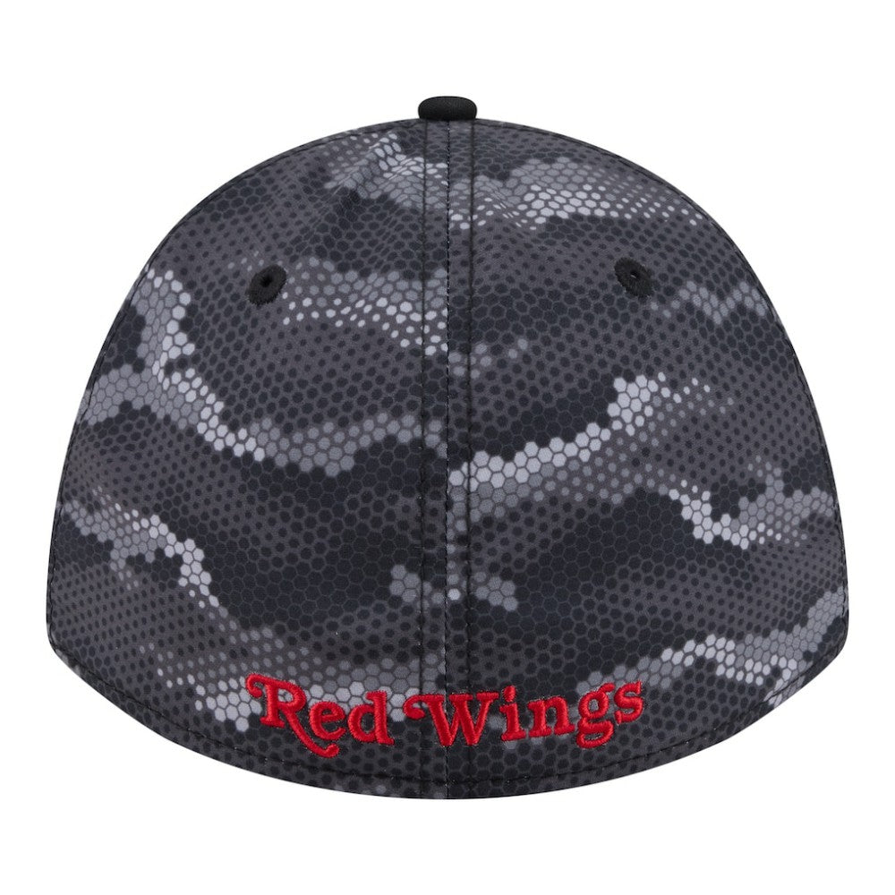 Detroit Red Wings New Era Zero Dark 39THIRTY Flex Hat Sale