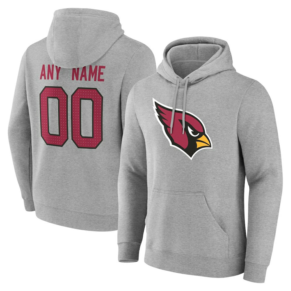 Arizona Cardinals  Team Authentic Personalized Name & Number Hoodie