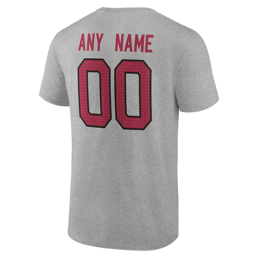 Arizona Cardinals  Team Authentic Personalized Name & Number T-Shirt