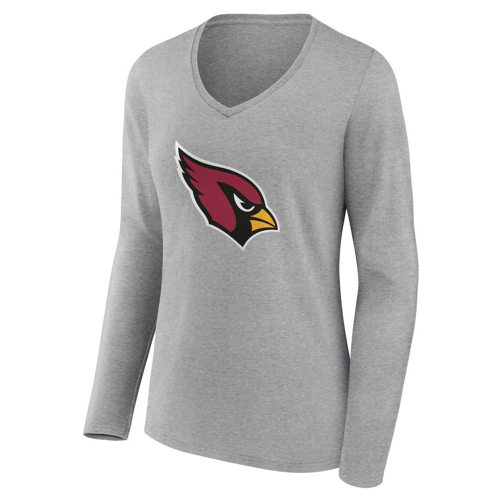 Arizona Cardinals  Women's Team Authentic Personalized Name & Number Long Sleeve V-Neck T-Shirt