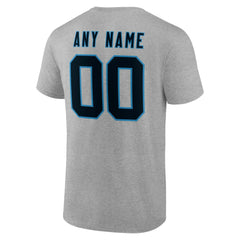 Carolina Panthers  Team Authentic Personalized Name & Number T-Shirt