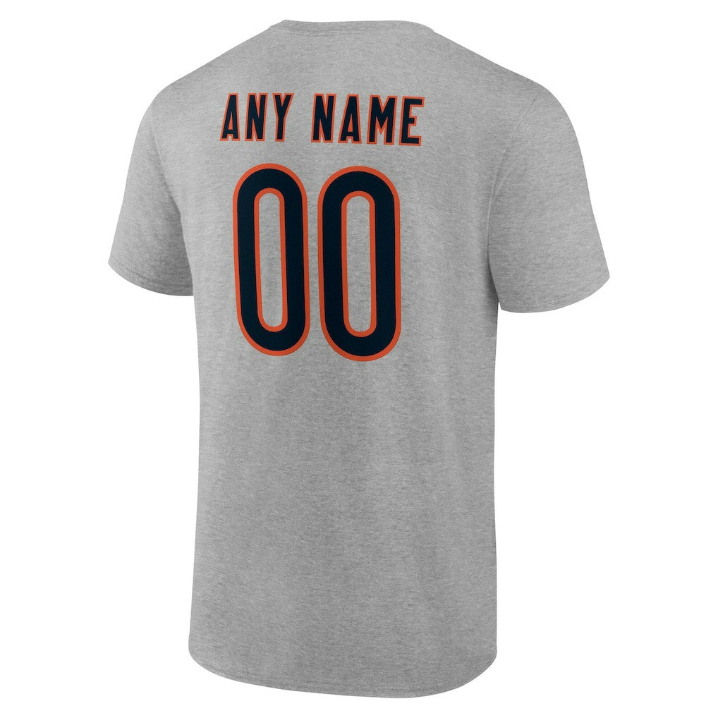Chicago Bears  Team Authentic Personalized Name & Number T-Shirt