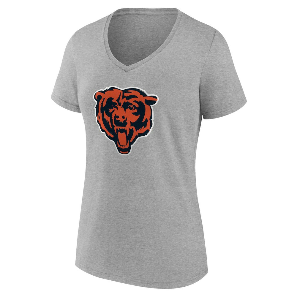 Chicago Bears  Women's Team Authentic Personalized Name & Number V-Neck T-Shirt