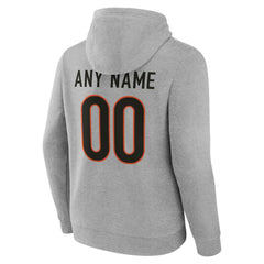 Cincinnati Bengals  Team Authentic Personalized Name & Number Hoodie