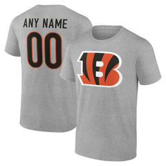 Cincinnati Bengals  Team Authentic Personalized Name & Number T-Shirt