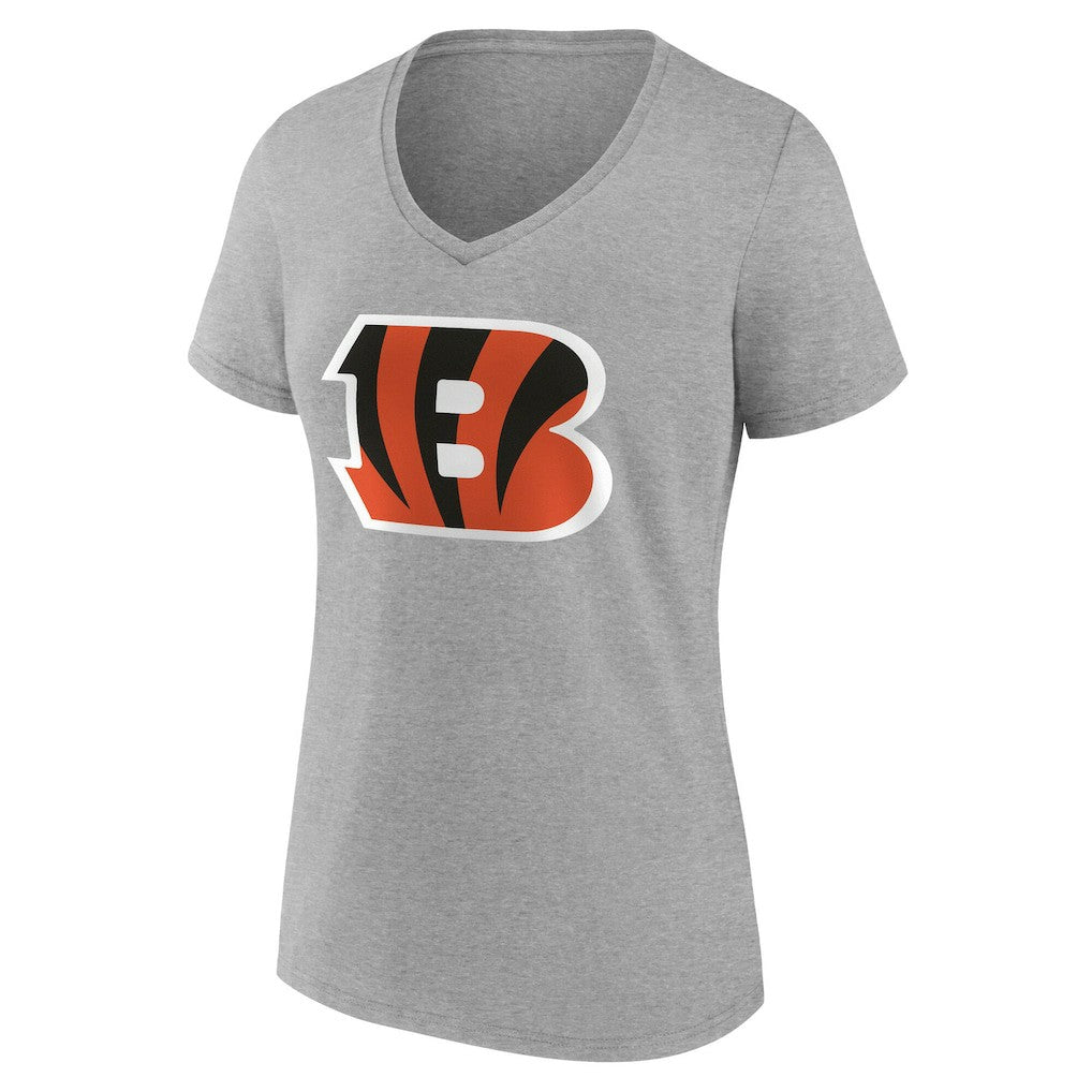 Cincinnati Bengals  Women's Team Authentic Personalized Name & Number V-Neck T-Shirt
