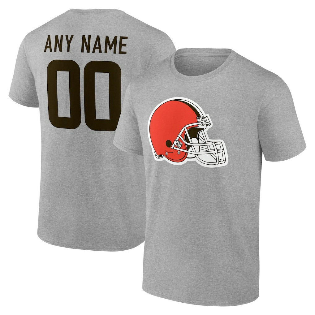 Cleveland Browns  Team Authentic Personalized Name & Number T-Shirt