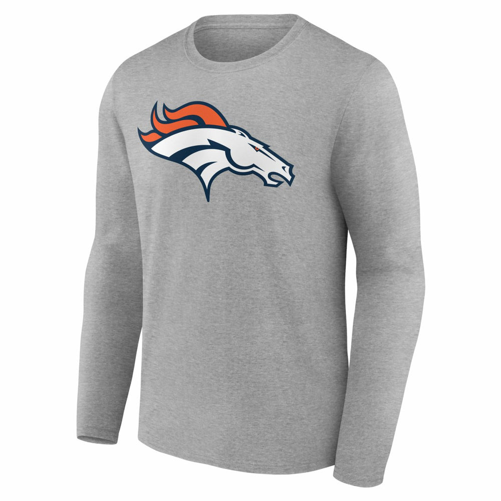 Denver Broncos  Team Authentic Personalized Name & Number Long Sleeve T-Shirt
