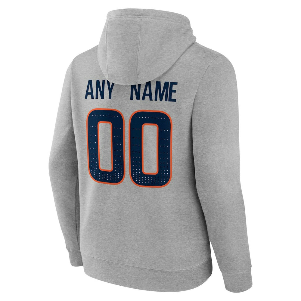 Denver Broncos  Team Authentic Personalized Name & Number Hoodie