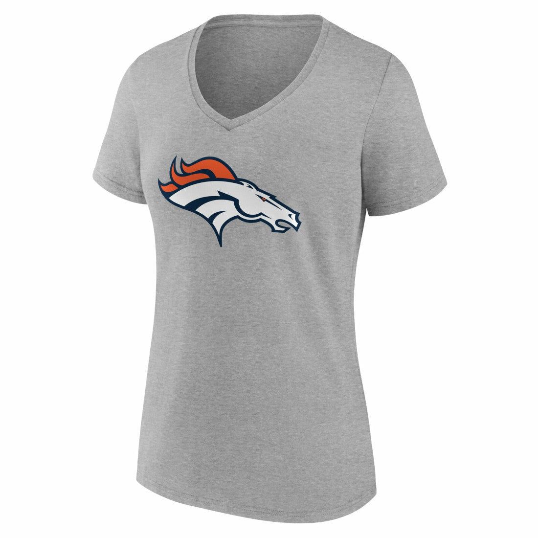 Denver Broncos  Women's Team Authentic Personalized Name & Number V-Neck T-Shirt