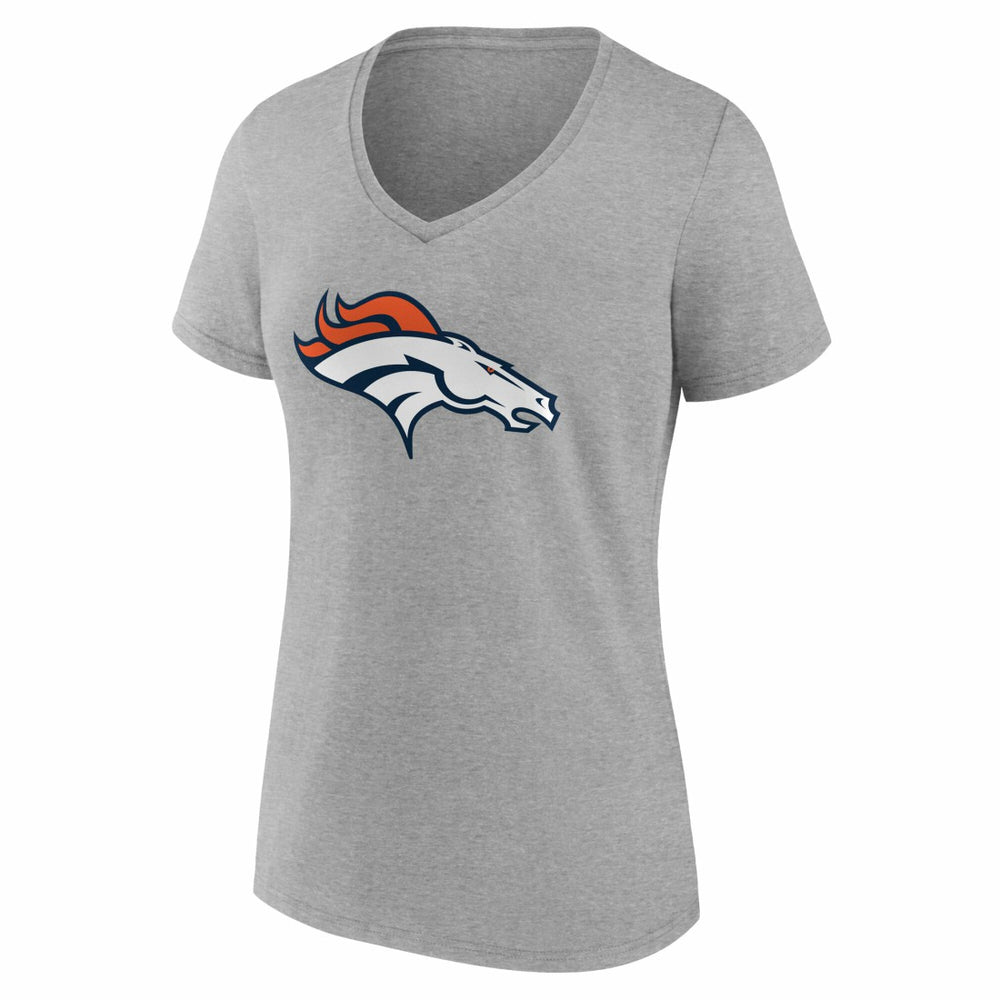 Denver Broncos  Women's Team Authentic Personalized Name & Number V-Neck T-Shirt