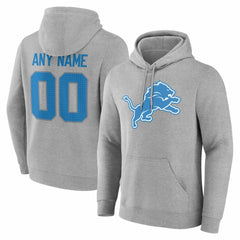 Detroit Lions  Team Authentic Personalized Name & Number Hoodie