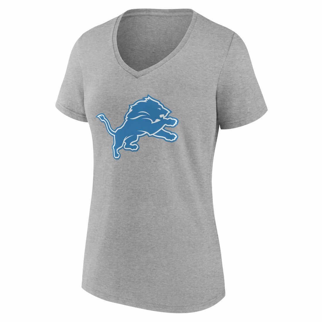Detroit Lions  Women's Team Authentic Personalized Name & Number V-Neck T-Shirt