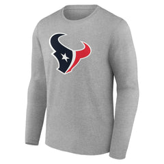 Houston Texans  Team Authentic Personalized Name & Number Long Sleeve T-Shirt