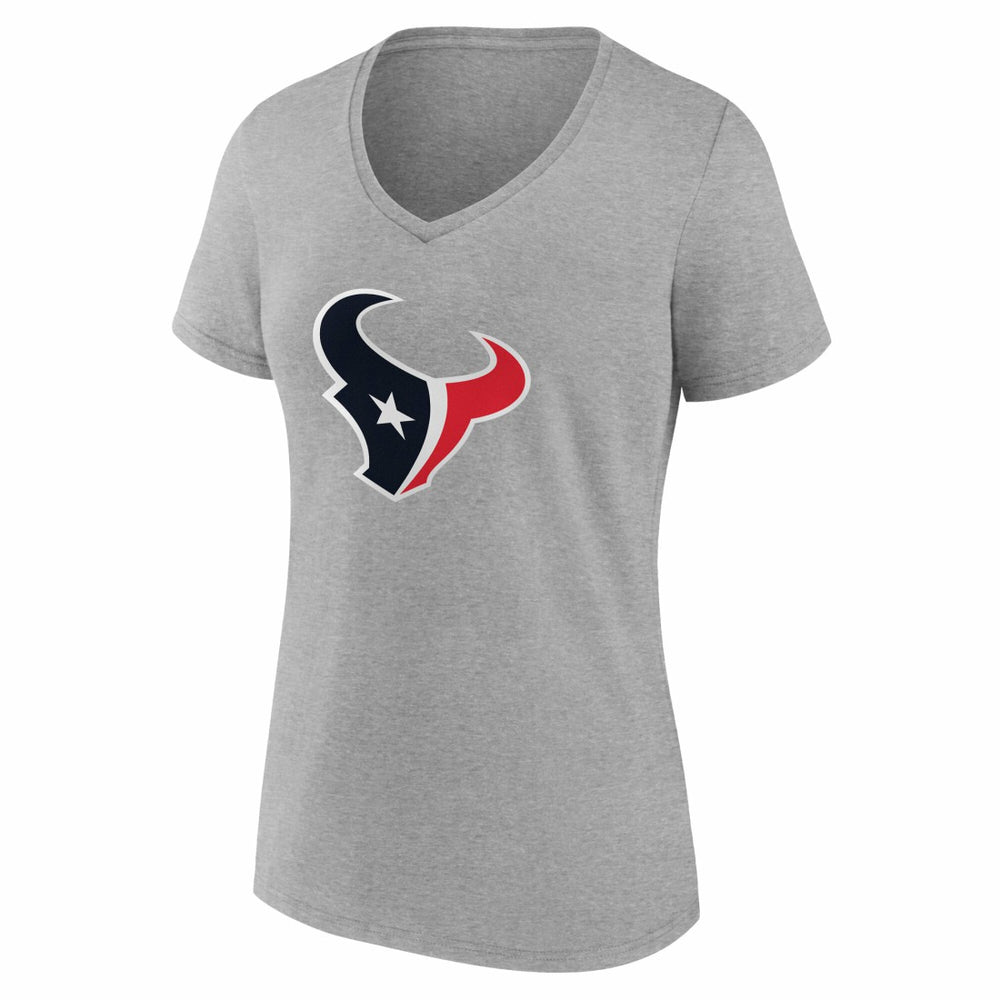 Houston Texans  Women's Team Authentic Personalized Name & Number V-Neck T-Shirt